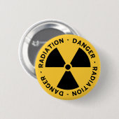 Button stralingssymbool (Voorkant /achterkant)