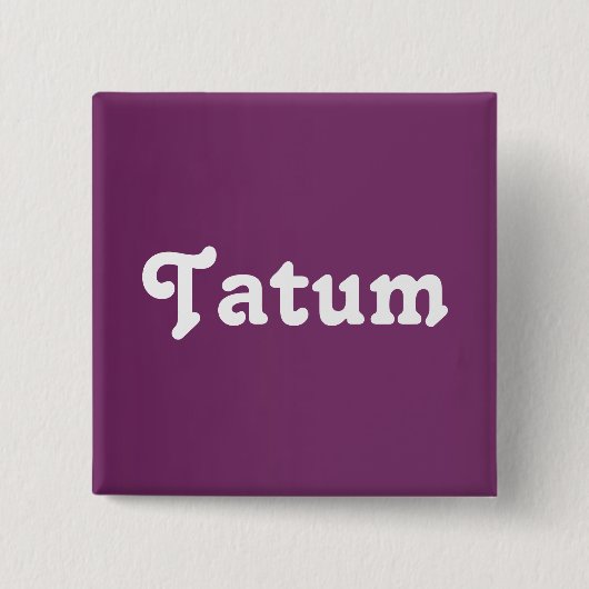 Button Tatum (Voorkant)