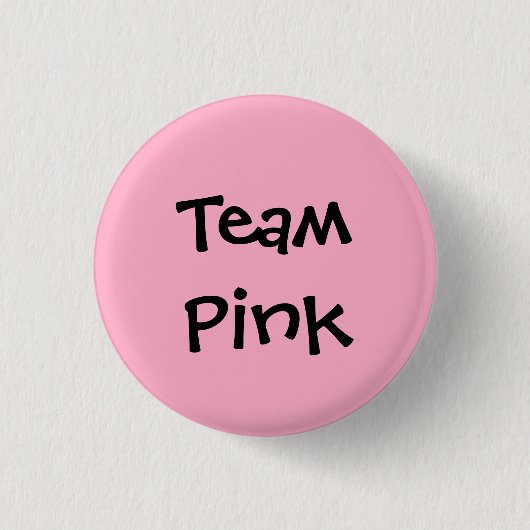 Button "Team roze" (Voorkant)