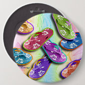 Button - TEENSLIPPERS Pop Art (Voorkant /achterkant)