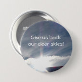 Button tegen Chem Trail (Voorkant /achterkant)