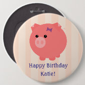 Button ter gelegenheid van de geboorte van Chubby (Voorkant /achterkant)