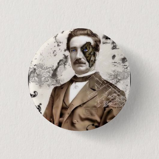 Button ter vervanging van de heer Growland (Voorkant)