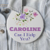 Button-toegangspasje voor winkelpersoneel ronde button 6,0 cm (In situ)