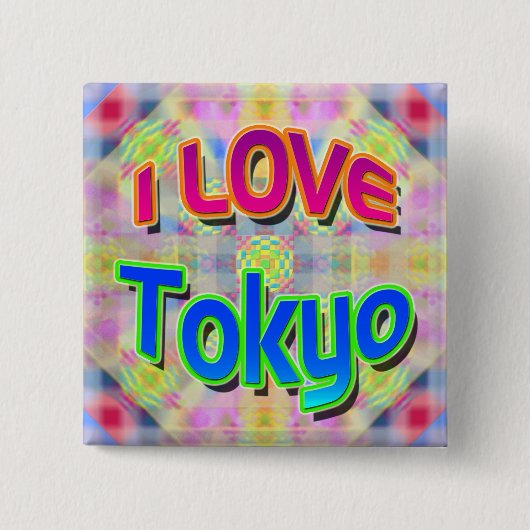 Button Tokyo Festival 3 "I LOVE Tokyo" (Voorkant)