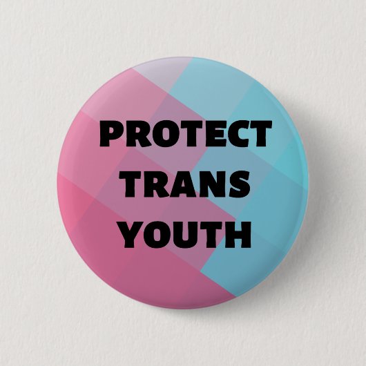 Button Trans Youth LGTBQ Gender Diversity bescherm (Voorkant)