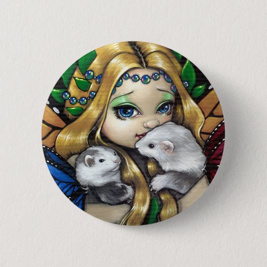Button "Two Fae Ferret" (Voorkant)