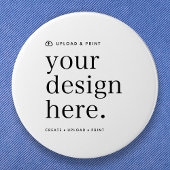 Button Uw Ontwerp Upload 3" Ronde