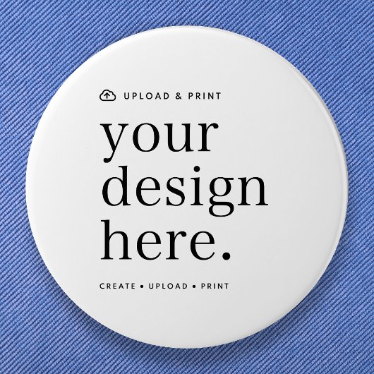 Button Uw Ontwerp Upload 3" Ronde