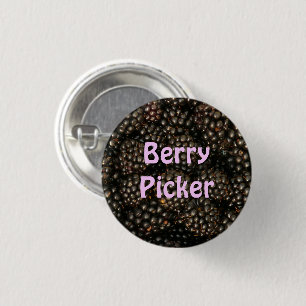 Button van Blackberries "Berry Picker"