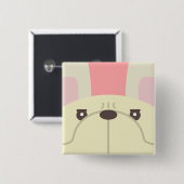 Button van Bulldog (Voorkant /achterkant)