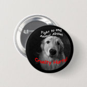 Button van Cruelty Hurts (Voorkant /achterkant)