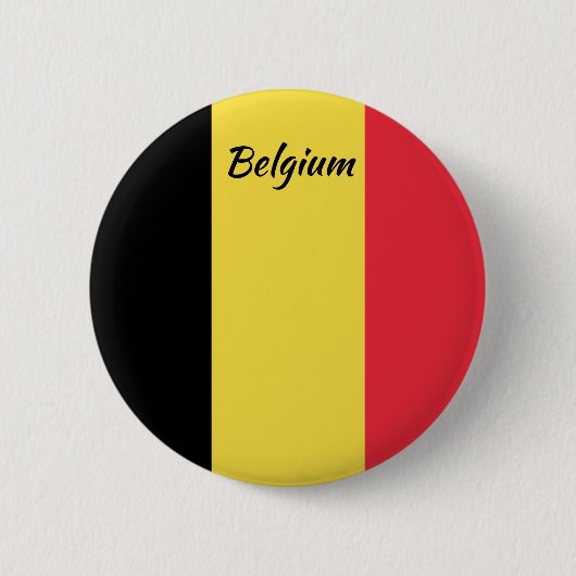 Button van de Belgische vlaggenronde (Voorkant)
