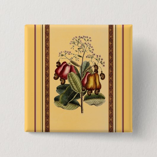 Button van de Botanische Illustratie (Voorkant)