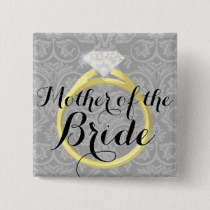 Button van de Bride Ring Wedding Party