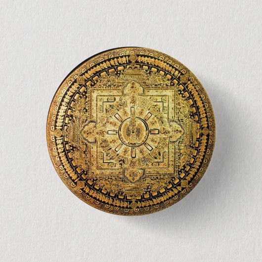Button van de heer Avalokiteshvara met duizenden a (Voorkant)