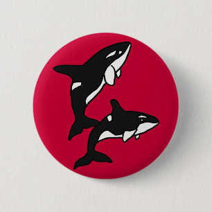 Button van de "Leaping Killer Whale"