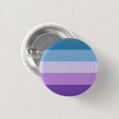 Button van de Lesbische Pride (blauw/Paars) (Voorkant /achterkant)