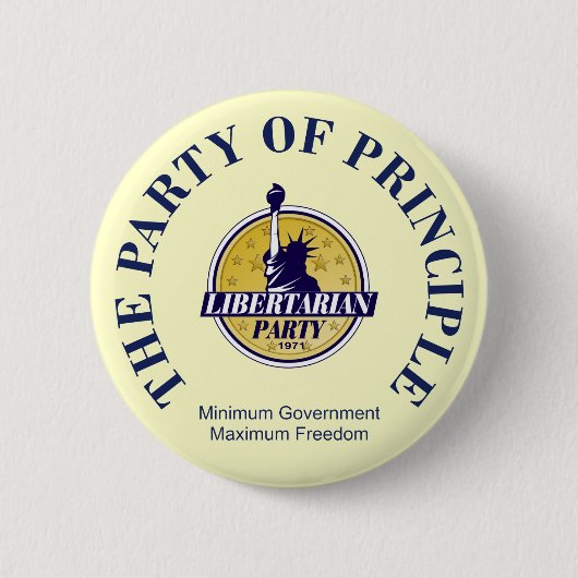 Button van de Libertarian Party - 5 Sizzen (Voorkant)