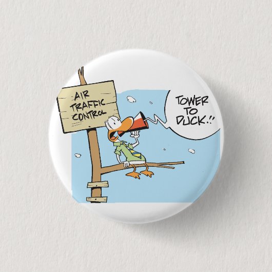 Button van de luchtverkeersleider (Voorkant)