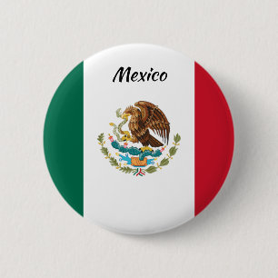 Button van de Mexicaanse Vlaggenronde