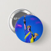 Button van de Oekraïense bevrijding (Voorkant /achterkant)
