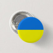 Button van de Oekraïense vlag (Voorkant /achterkant)