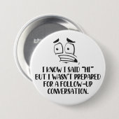 Button van de Socialistische Awkward (Voorkant /achterkant)