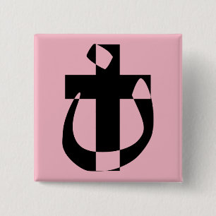 Button van de Solidariteit van het Symbool van