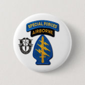 Button van de speciale legertroepen Groene Berets (Voorkant)
