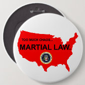 Button van de staat van beleg (Voorkant /achterkant)