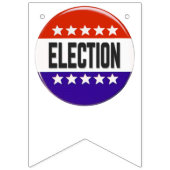 Button van de verkiezingen vlaggetjes (Tweede vlag)