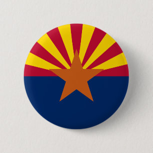 Button van de vlag van de deelstaat Arizona