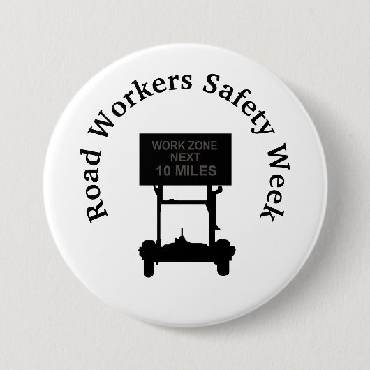 Button van de week van de verkeersveiligheid (Voorkant)