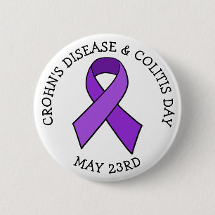 Button van de ziekte van Crohn en van Colitis Day