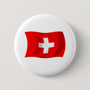 Button van de Zwitserse vlag