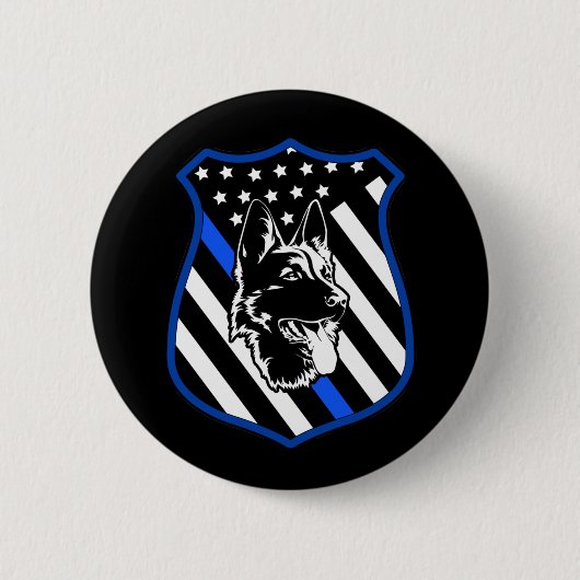 Button van Dog Badge Pin (Voorkant)