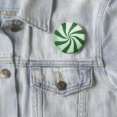 Button van het groene en witte Snoep (In situ)