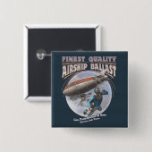 Button van het luchtschip Ballast Square (Voorkant /achterkant)