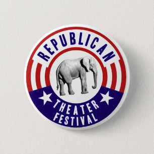  Button van het Republikeinse theaterfestival