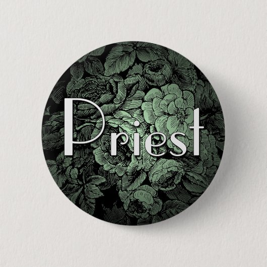 Button van het tuinhuwelijk: Priest (Voorkant)