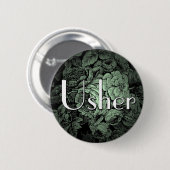Button van het tuinhuwelijk: Usher (Voorkant /achterkant)