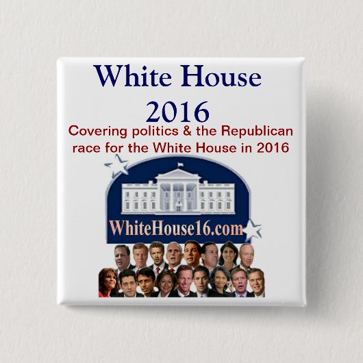 Button van het Witte Huis 2016 (Voorkant)