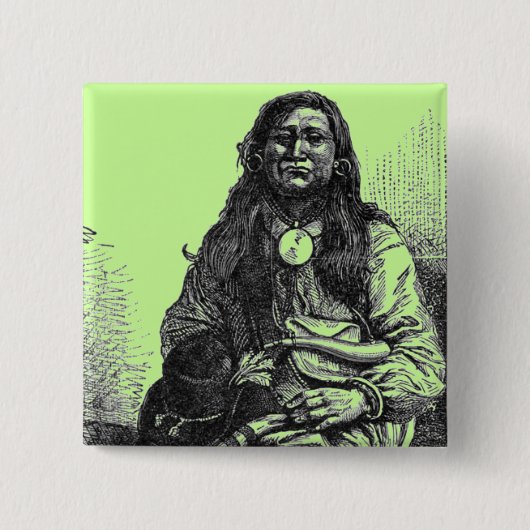 Button van Indiase opperbevelhebber (Voorkant)