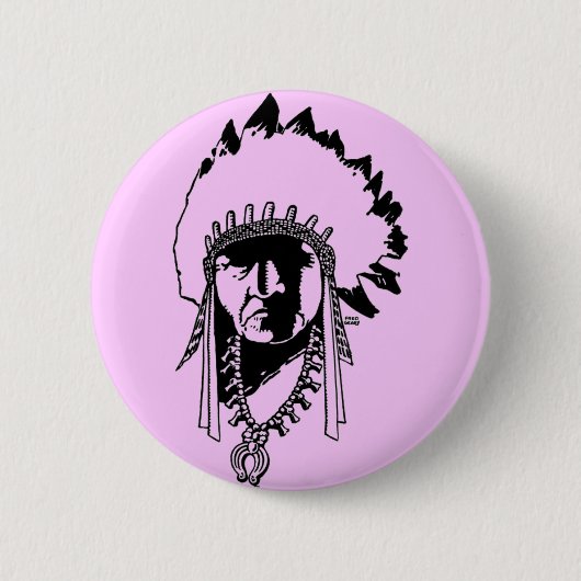 Button van Indiase opperbevelhebber (Voorkant)