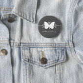 Button van karkoolvlinder (In situ)