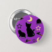 Button van katten en heekPetten (Voorkant /achterkant)