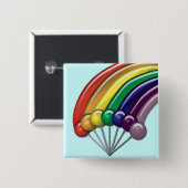 Button van Lollipops en Rainbows (Voorkant /achterkant)