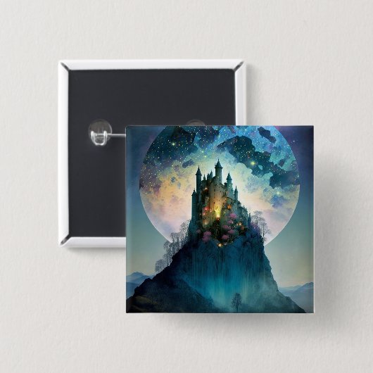 Button van Magical Fantasy Castle (Voorkant /achterkant)