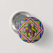 Button van magnifieke paarden (Voorkant /achterkant)